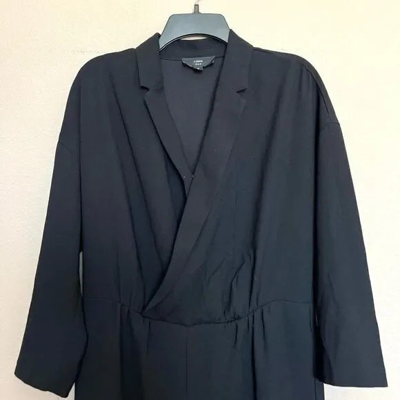 J. Crew 365 Gyro Faux Wrap Lapel Jumpsuit - Picture 4 of 12